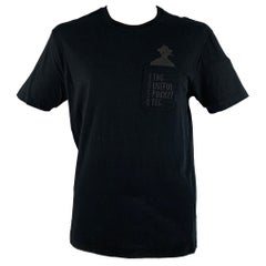 VIKTOR & ROLF Taille XL T-shirt en coton imprimé noir à une poche