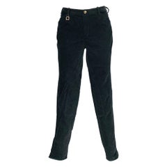 RALPH LAUREN Taille 8 Pantalon décontracté en coton élasthanne noir