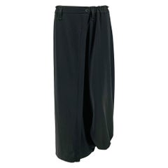 ISSEY MIYAKE Size M Black Elastic Waistband Casual Pants