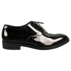 PAUL SMITH Size 10 Black Solid Lace Up Shoes