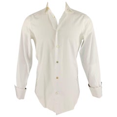 PAUL SMITH Size S White French Cuff Long Sleeve Shirt