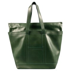 MARIMEKKO Green Leather Tote Handbag