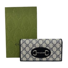 Cartera Gucci Horsebit GG Con Cadena