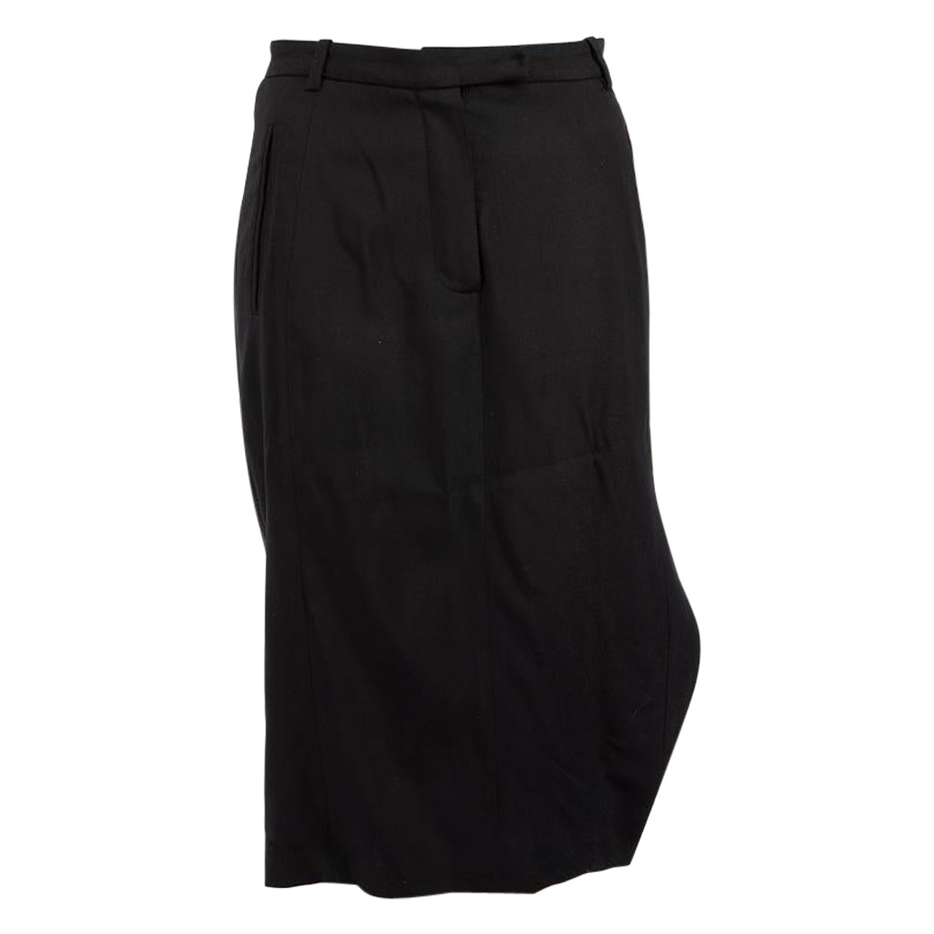 Altuzarra Black Side Slit Pencil Skirt Size L For Sale