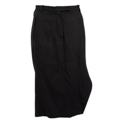 Altuzarra Black Side Slit Pencil Skirt Size L