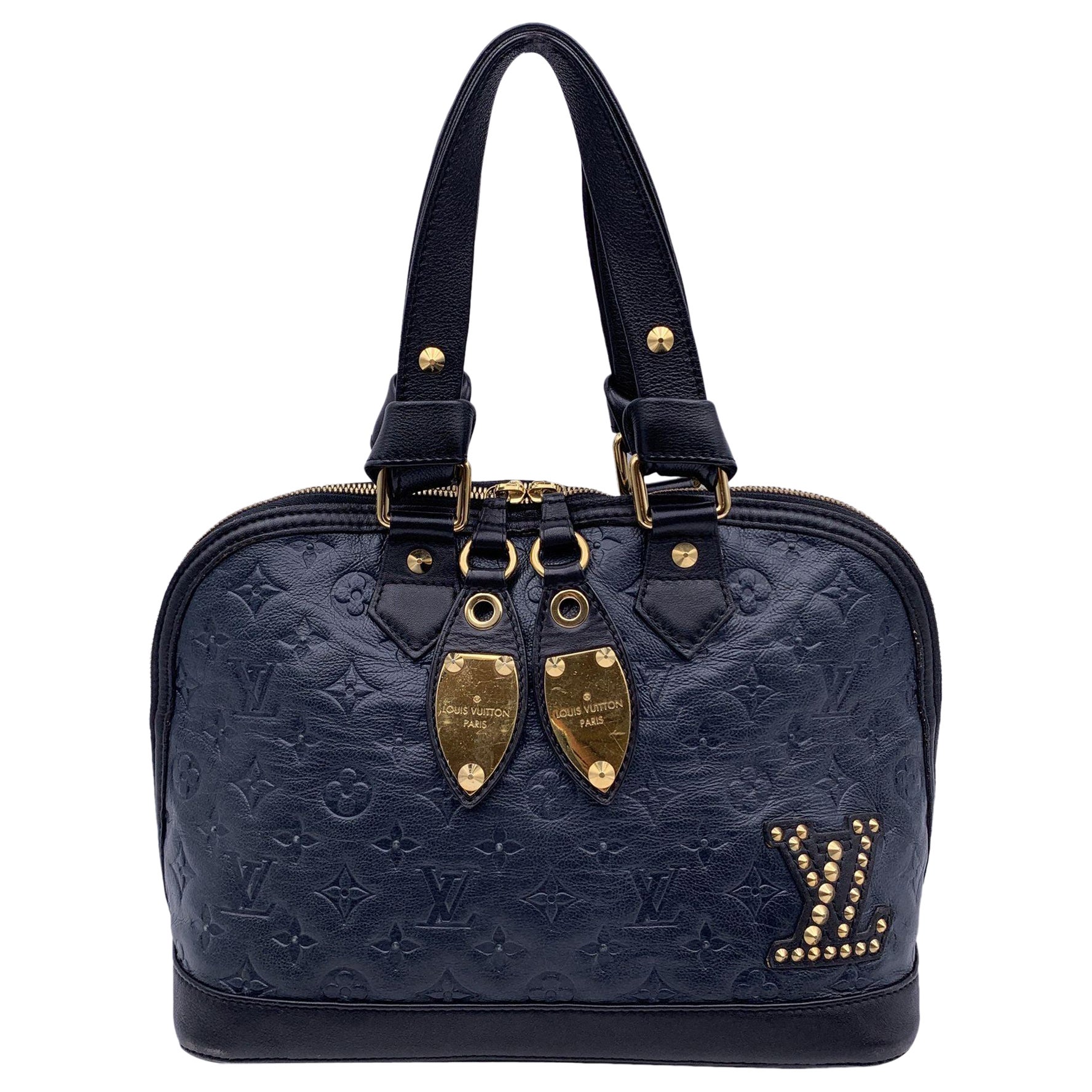 Louis Vuitton Blue Monogram Leather Neo Alma Double Jeu Bag