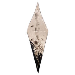 Gucci écharpe triangulaire à motifs floraux écrus