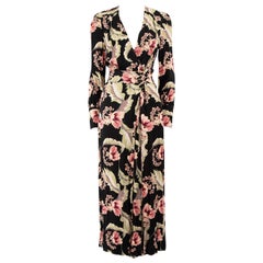 Used Temperley London Somerset by Alice Temperley Floral V-Neck Jumpsuit Size XS