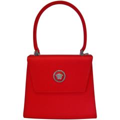 Gianni Versace Couture Red Bag 1990's