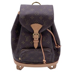 Used Louis Vuitton Monogram Montsouris MM Backpack Bag M51136