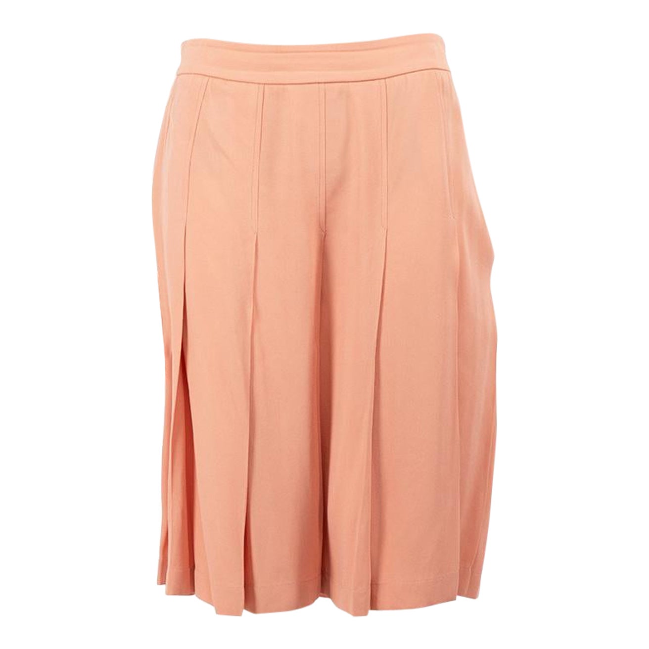Marni Pink Pleated Knee Length Skirt Size XS For Sale