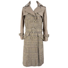 Chanel Iconic Billboards Ribbon Tweed Trench Coat