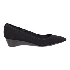 Salvatore Ferragamo Black Balmy Wedge Heel Size US 7.5