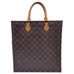 Used Louis Vuitton Monogram Canvas Sac Plat GM Tote Shopping Bag