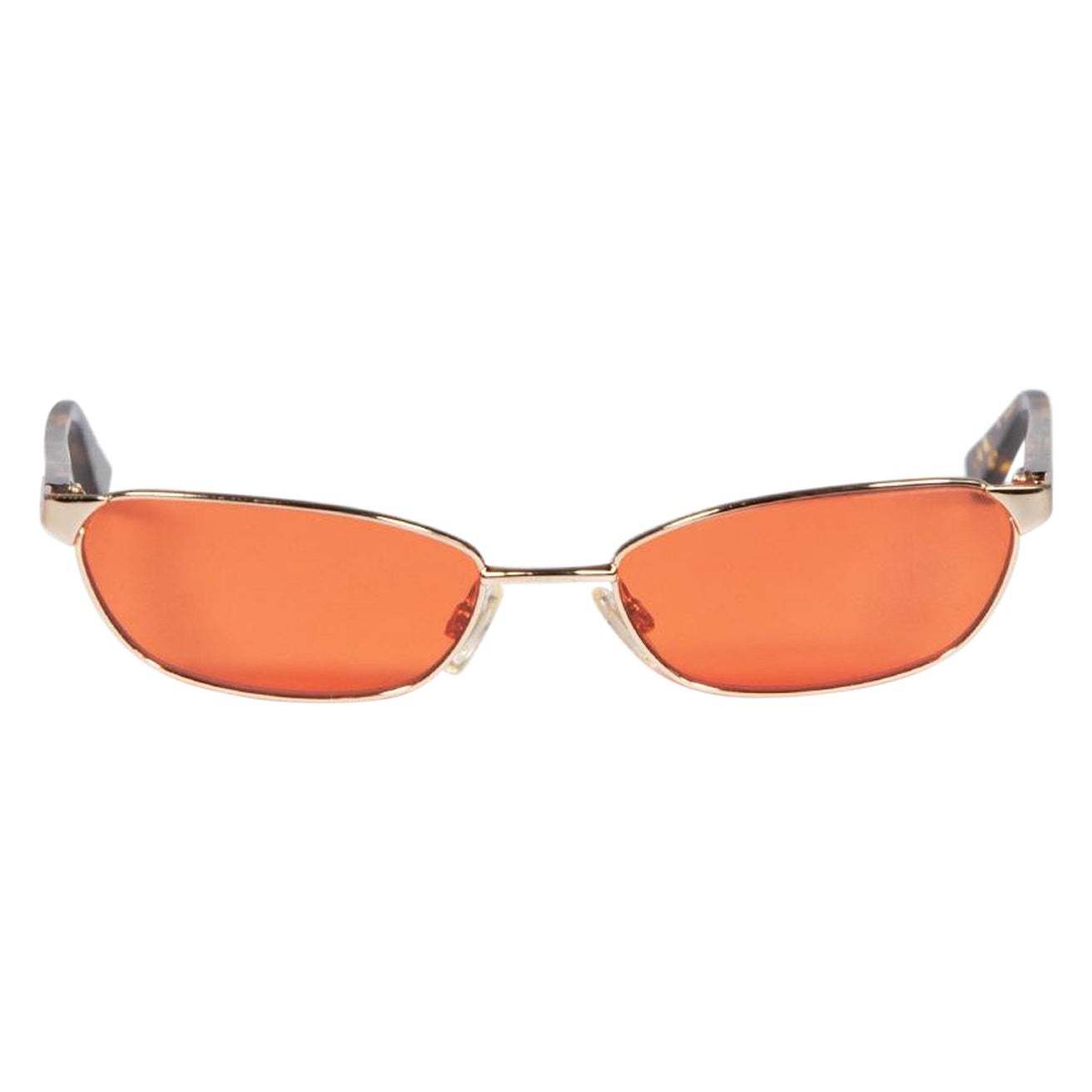 Moschino Red Cat Eye Tinted Sunglasses For Sale