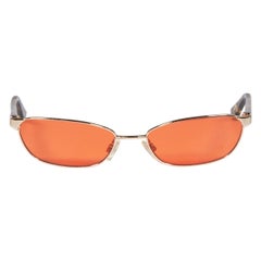 Used Moschino Red Cat Eye Tinted Sunglasses