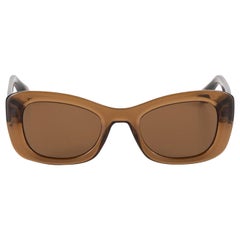 Used Victoria Beckham Caramel Butterfly Sunglasses