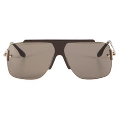 Used Victoria Beckham Mocha Navigator Sunglasses