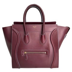 Sac de voyage Borsa A Spalla de Celine Bordeaux moyen 