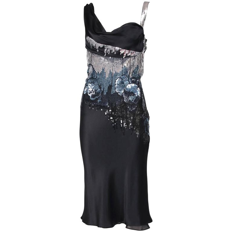 black silk cocktail dresses