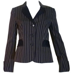 Moschino Cheap and Chic Stripped Blazer (44 (ITL)