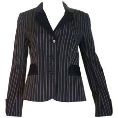 Moschino Cheap and Chic Stripped Blazer (44 (ITL) 3