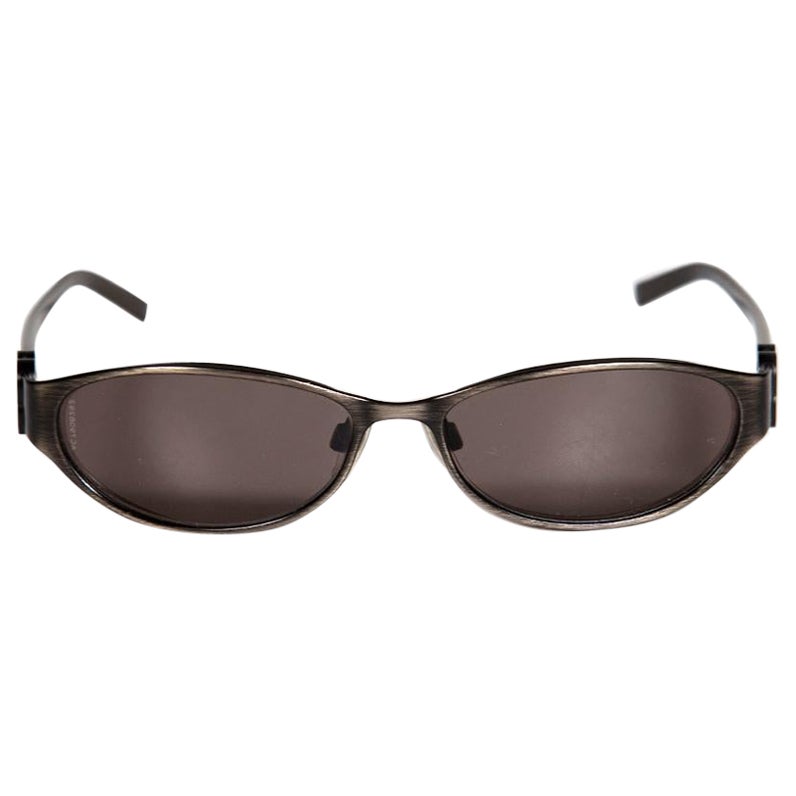Chanel Black Camellia Accent Sunglasses For Sale