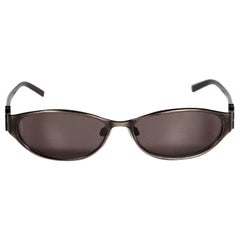 Used Chanel Black Camellia Accent Sunglasses