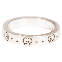 Used Gucci Sterling Silver Ghost Ring