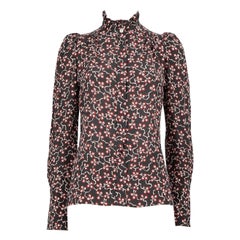 Isabel Marant Floral Pattern Silk Blouse Size S