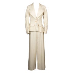 Christian Dior Suit Set of Jacket and Pants Haute Couture