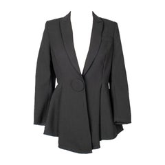 Balenciaga - Veste en coton noir