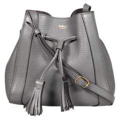 Used Mulberry Grey Leather Millie Mini Shoulder Bag