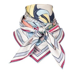 Hermès "Comics Wow" Dual-seitiger Foulard-Schal, 2020