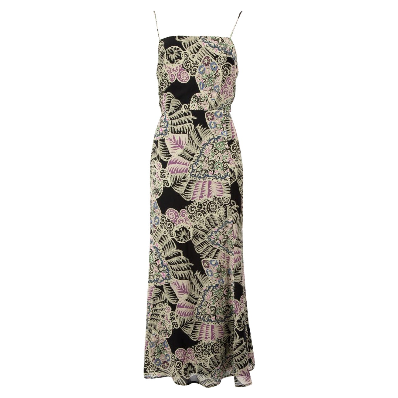 Iro Abstract Pattern Slip Dress Size XS For Sale