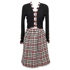 Vintage Chanel Skirt Suit Haute Couture, circa 1987-1988