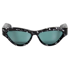 Jacques Marie Mage Black Slade Cat Eye Sunglasses