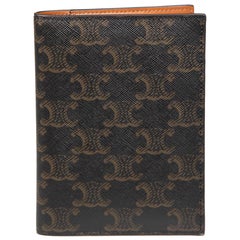 Used Céline Brown Triomphe Passport Cover