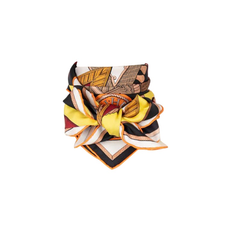 Hermès Seidenfoulard-Schal "Zouaves and Dragons", 2021 im Angebot