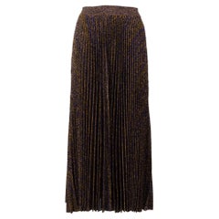 Missoni Glitter Accent Pleated Midi Skirt Size S