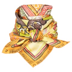 Foulard Hermès "Beloved India" Design/One par Philippe Dumas, 2008 