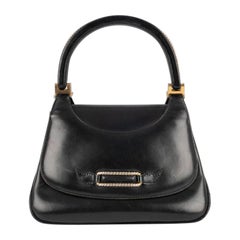 Used Gucci Black Leather Bag