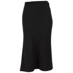 Used Max Mara Black Midi Pencil Skirt Size S