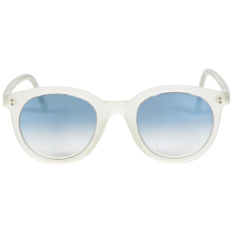 L.G.R Blue Round Frame Mauritania Sunglasses For Sale