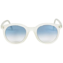 L.G.R Blue Round Frame Mauritania Sunglasses