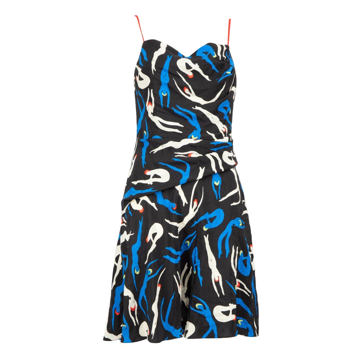 Diane Von Furstenberg - Mini robe imprimée graphique, taille S en vente