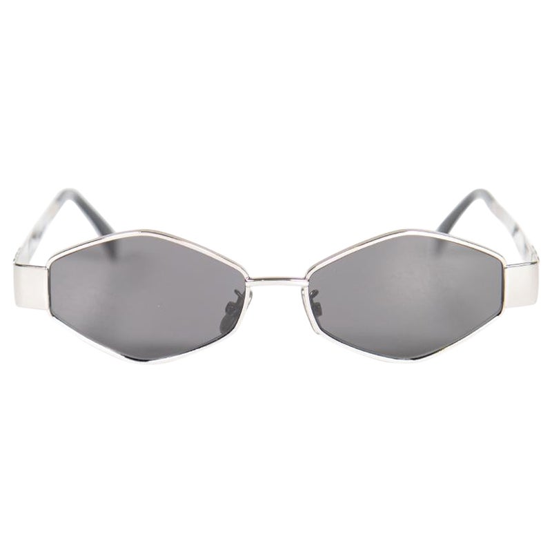 Céline Silver Triomphe Geometric Sunglasses For Sale