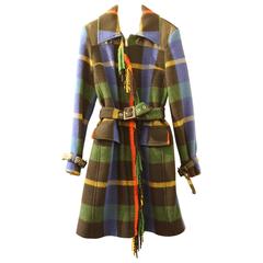 Jean-Charles de Castelbajac Colorful Wool  coat from