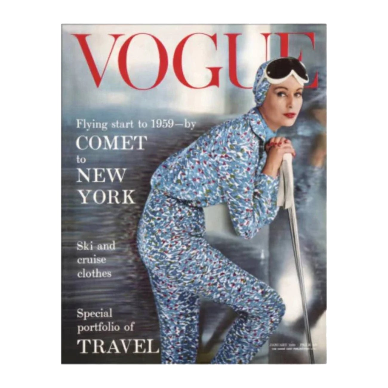 1959 Vogue - Cover by Eugene Vernier For Sale
