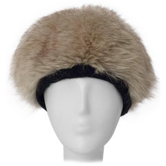 Retro 60s Irene of New York Fox Fur Hat